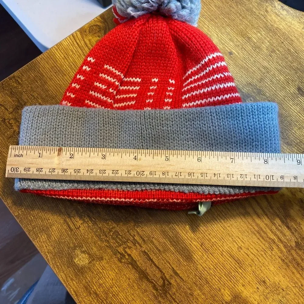 Vintage Melanie James Youth Wool Ski Beanie Knit Cap Mid Century BRIANWOOD‎